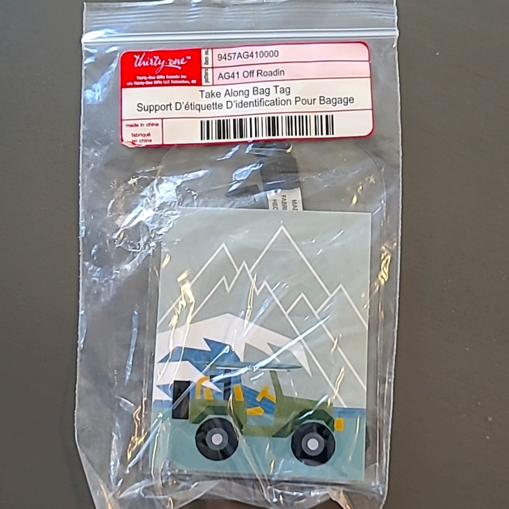 Thirty-one Jeep Luggage Tag